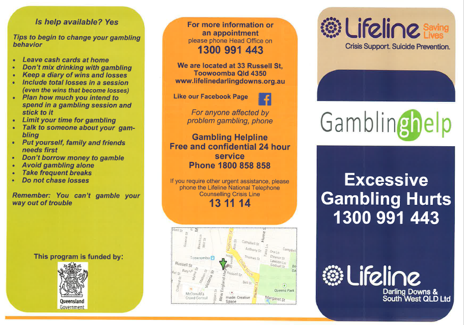Gambling Help Brochure 1