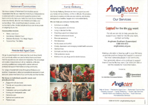 Anglicare Brochure