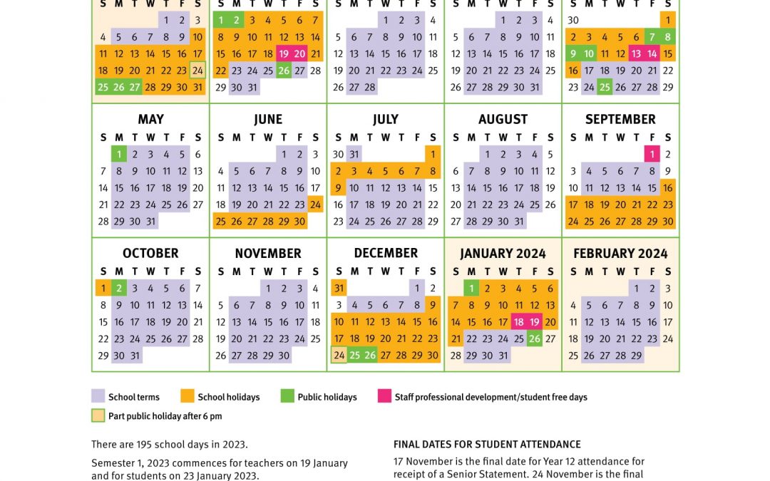 231231:  2023 Queensland State Schools Calendar