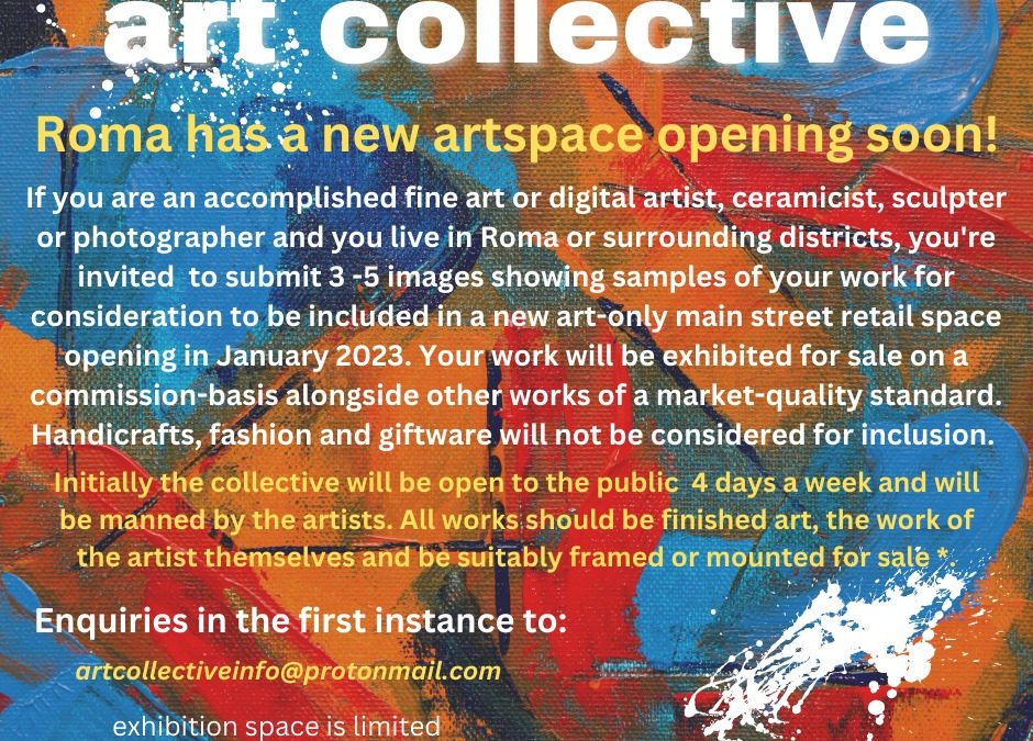Art Collective – New Arts Space in Roma – Opening Soon
