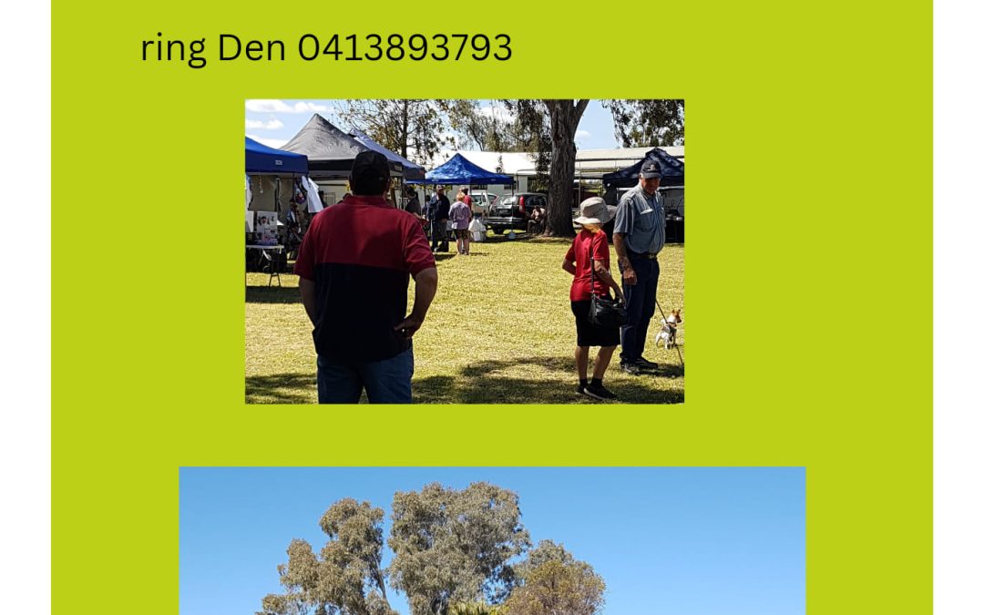 240505:  Roma Showground Markets – 1st Sunday of each month – 5th May