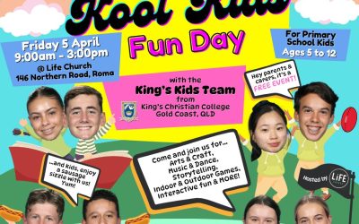 240405:  Kook Kids Fun Day – Life Church – Friday 5th April